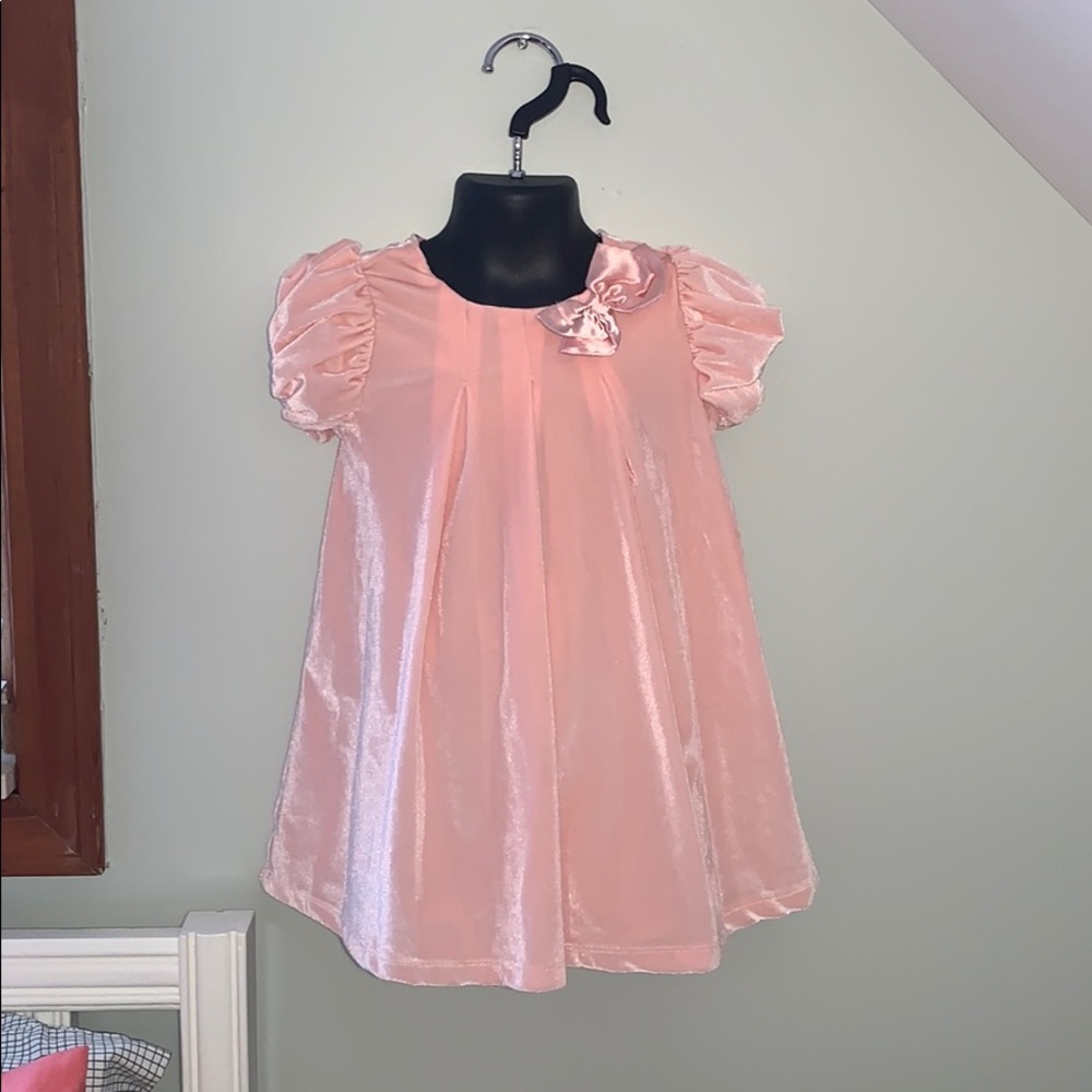Koala Kids pink velvet dress- 24 months/2T